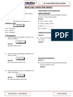 Semana 1 - Aritmética - Agosto - 2° Secundaria