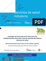 Servicios de Salud Inclusivos