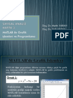 MATLAB Ile Grafik Islemleri Ve Programlama - Hafta 3