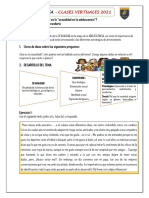 Ficha 2 - Qué Es La Sexualidad en La Adolescencia - Secundaria - Tutoria 2021