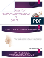 Articulación Temporomandibula R (ATM) : Dra. Maria Fernanda Acero