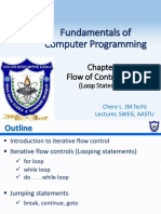 Chapter 3 - Flow of Control Part II