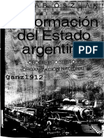 OSZLAK, OSCAR - La Formación Del Estado Argentino (Orden, Progreso y Organización Nacional) (OCR) (Por Ganz1912)