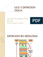 Capitulo 3. Datacion en Geologia