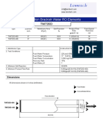 High Rejection Brackish Water RO Elements: Dimensions