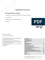 BT Residential Tariff Guide