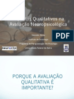 AspectosQualitativos Na Avaliacao Neuropsicologica