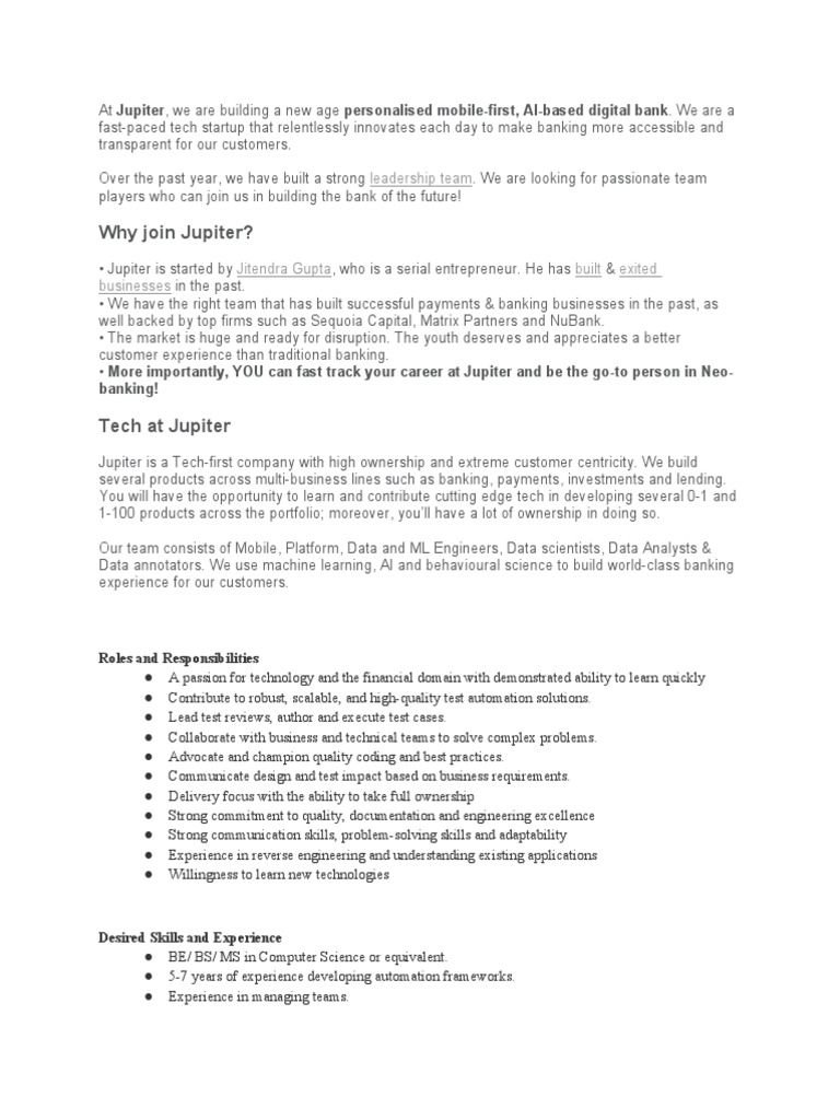 job-description-senior-sdet-engineer-pdf-artificial-intelligence