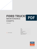 Ford Trucks: Maintenance Charts