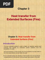 Heat Transfer From Extended Surfaces (Fins)