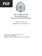 Exp.1 Linear Measurements