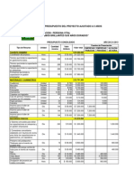 3. PRESUPUESTO DEL PROYECTO AJUSTADO A 3 AÑOS