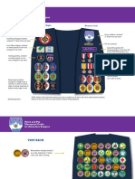 Vest Front: Patch and Pin Placement Guide For Adventure Rangers