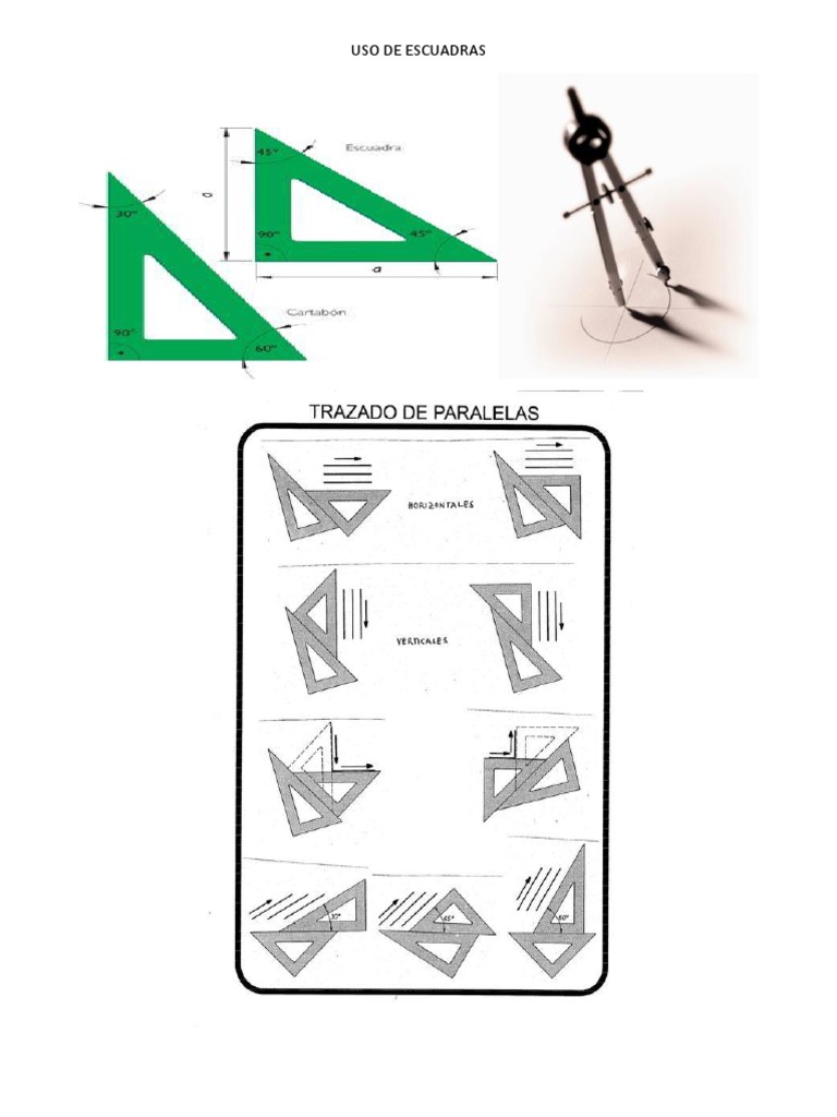 Uso de Las Reglas para Dibujo | PDF