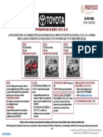 Toyota (Rav4 Híbrida, Sienna Híbrida 21 y 22)