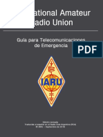 Radio Club Argentina Iaru Guia para Telecomunicaciones de Emergencia