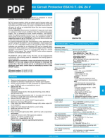 Electronic Circuit Protector ESX10-T.-DC 24 V: Description