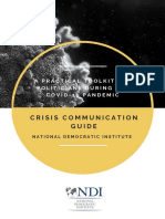 Crisis Communication Guide - English