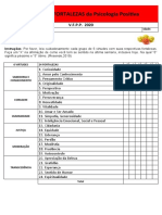 TESTE VIRTUDES E FORTALEZAS Da Psicologia Positiva