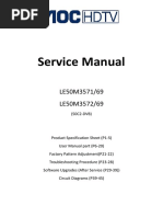 Service Manual: LE50M3571/69 LE50M3572/69