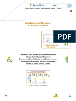 Schéma télérupteur, schéma électrique interactif d'un télérupteur unipolaire