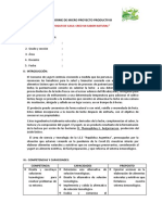 Informe de Micro Proyecto Productivo