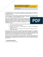 SA6 - Atividade 1 - Procedimentos de Segurança para Almoxarife