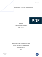 Eventos Empresariales y Proceso de Negociación - Cocinalos JIPA