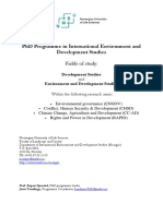 Phd Programme 2020