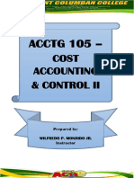 Acctg 105 - Module 1 - Process Costing-Fifo Method