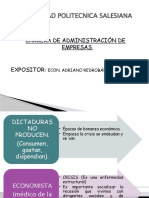 Analisis Economía Ecuatoriana en Los 10 Ultimos Años