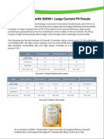 How To Match With 500W+ Large Current PV Panels