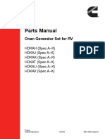 Onan 7500 Parts Manual