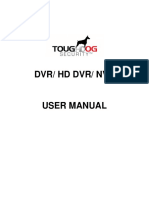 Toughdog DVR - NVR - HDDVR Manual