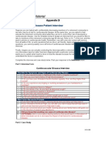 Cardiovascular Disease Interview Appendix D Woodlee