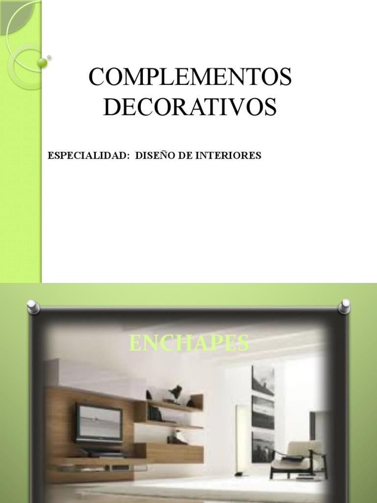 Diseño Interior: Complementos Decorativos | PDF | Cortina