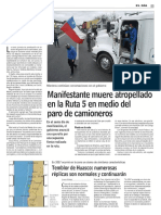 Diario Las Últimas Noticias de Santiago, Chile 02-09-2020 Temblor de Huasco Numerosas Réplicas Son Normales y Continuarán.