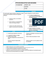 Diagnóstico Inicial 9° - Francés 2022