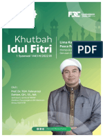 Khutbah Idul Fitri 1443 H - 2022 M
