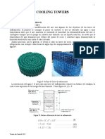 Torres de enfriamiento: tipos, funcionamiento y diseño