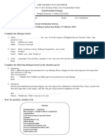 Soal Remedial Ulangan: The Conversation