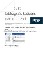 Membuat Bibliografi