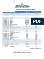 Calendário de Processos Seletivos Da Proaf 2022