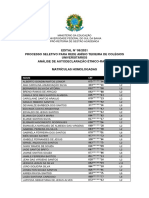 CUNI 2021 Chamada Única Verificação Autodec Homologados