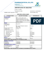 Ursodeoxycholic Acid Sichuan Xieli Coa (Ep6.0)