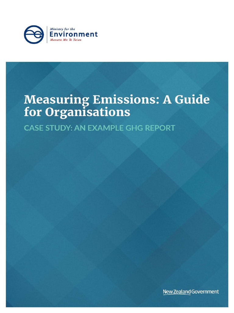 Example GHG Report | PDF | Greenhouse Gas