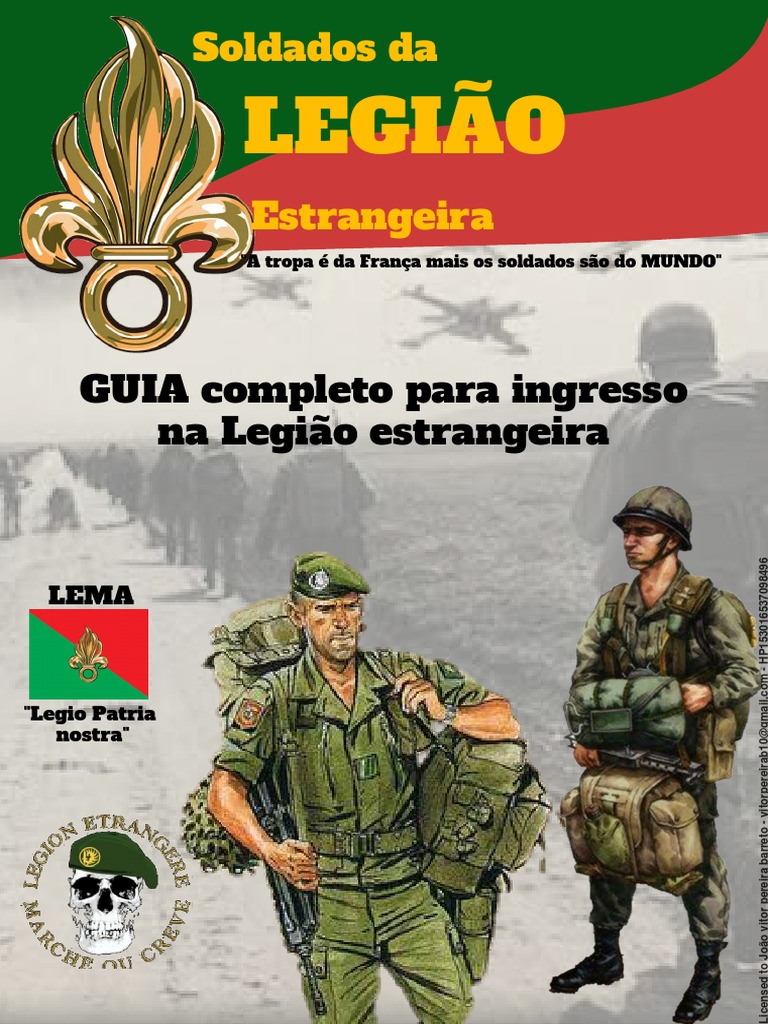 Guia completo para ingresso na Legião Estrangeira Francesa | PDF ...