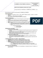 Procedimiento permisos laborales empresa agricola