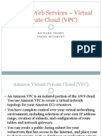 Amazon Web Services - Virtual Private Cloud (VPC) : Richard Frisby Jimmy Mcgibney