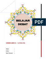 Belajar Debat: UKBM (BIN 2 - 3.13/4.13)